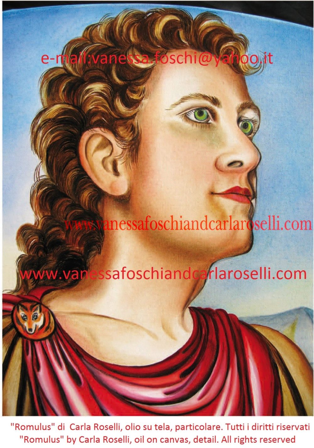 Quirinus Romulus, as painted by Carla Roselli