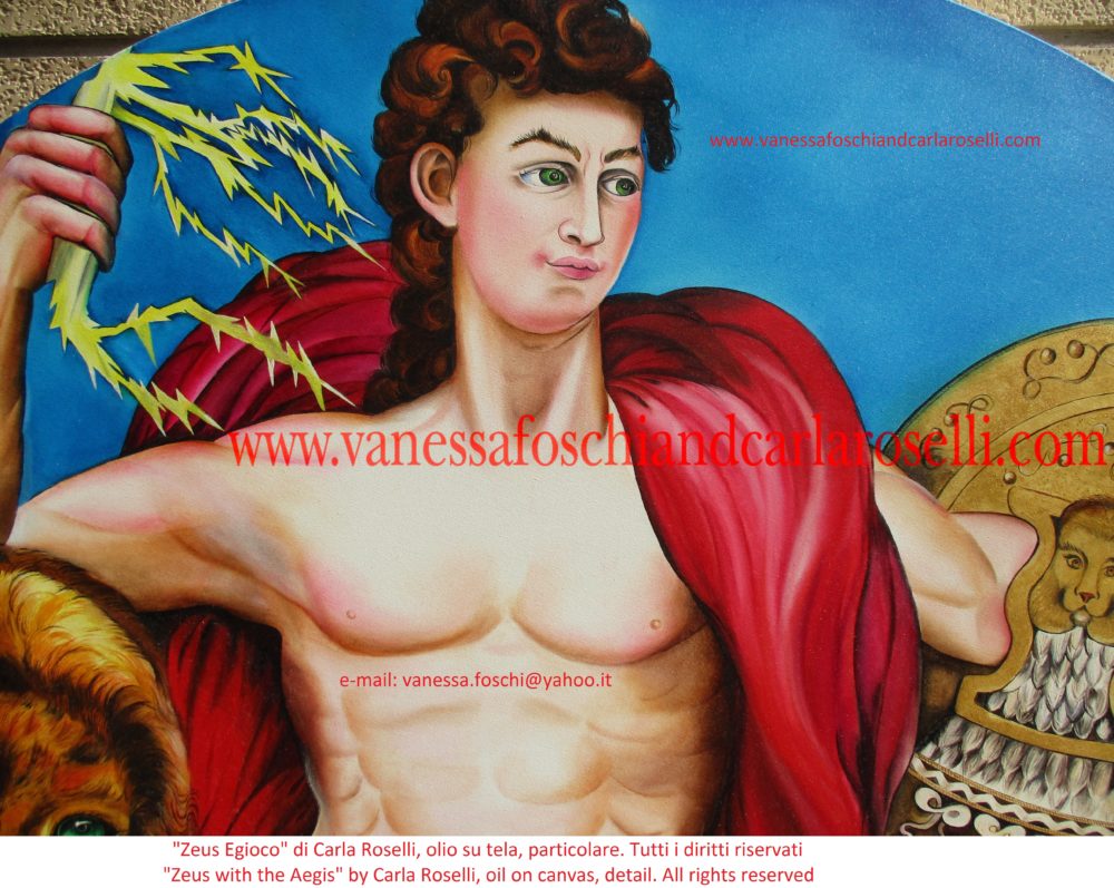 gods - Zeus, son of Cronus, as painted by Carla Roselli