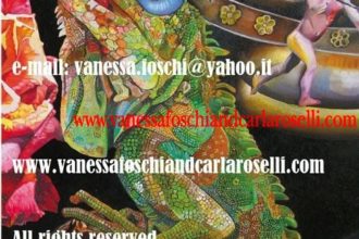 Alcioneo e Atena-Predatrice-olio-su-tela-di-Vanessa-Foschi-iguana e scudo-Athena-Predatory-Alcyoneus-oil-on-canvas-by-Vanessa-Foschi<p>Alcioneo e Atena-Predatrice-olio-su-tela-di-Vanessa-Foschi-iguana e scudo-Athena-Predatory-Alcyoneus-oil-on-canvas-by-Vanessa-Foschi</p>