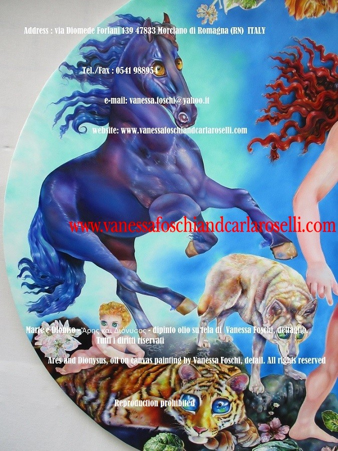 Bellissimo cavallo - bestiario - Vanessa Foschi - pittore