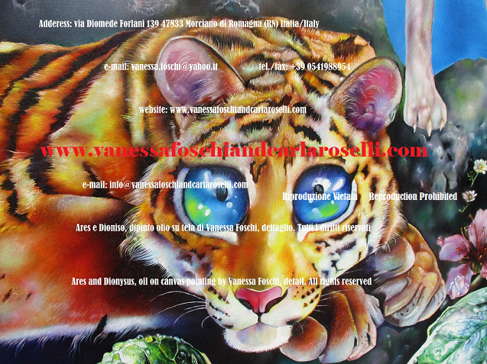 fauna in the art Vanessa Foschi tiger